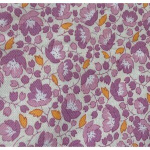 1/2 yard Moda Fabrics 30s Playtime 2015 Purple Floral Cotton Fabric